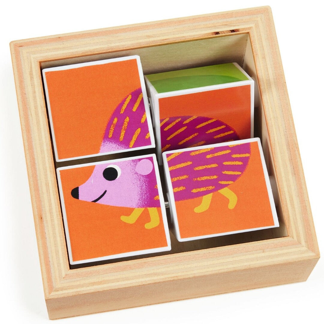 djeco draaipuzzel tournibist - 4st