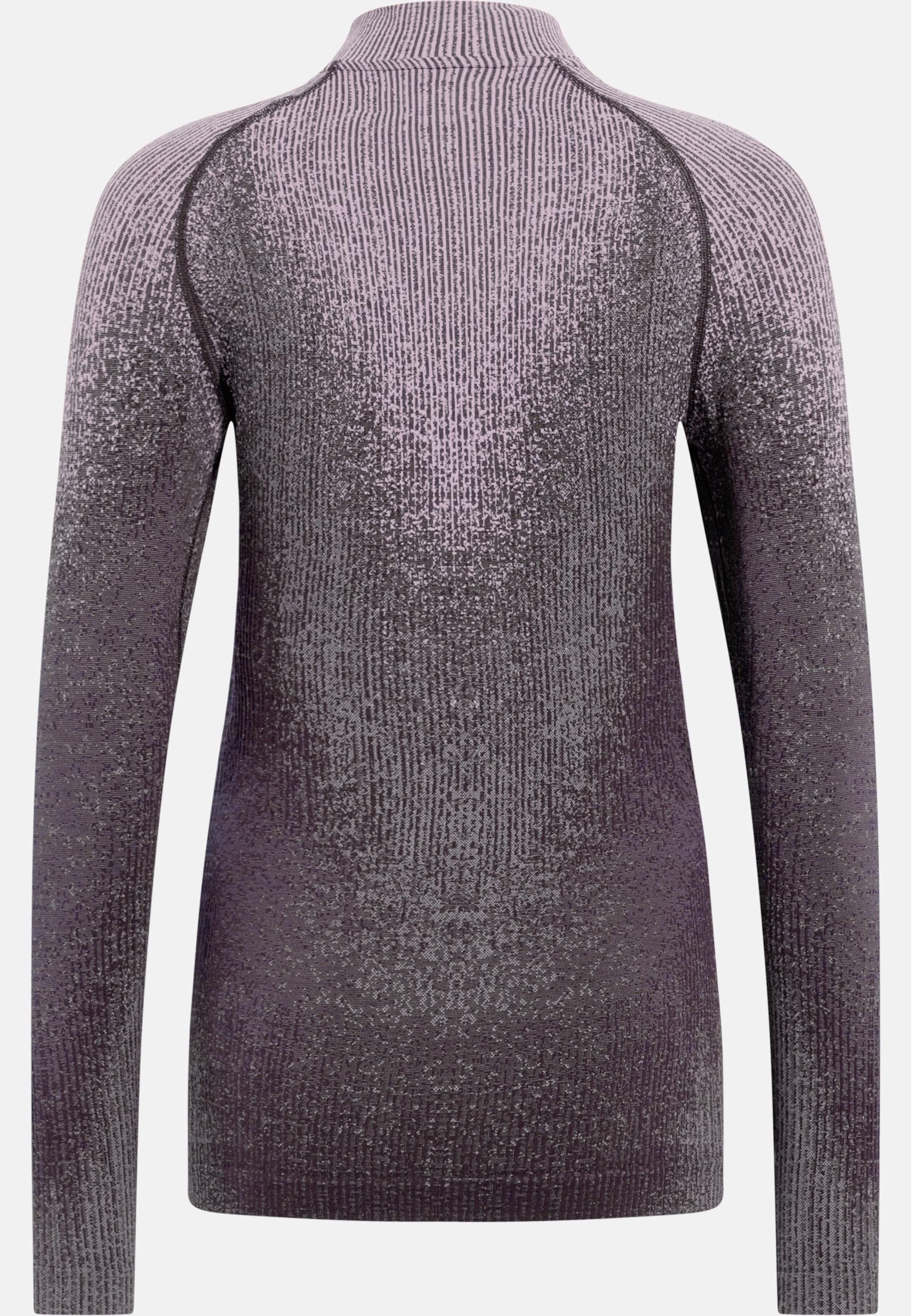 Blackcomb Base Layer Half Zip in gray ridge