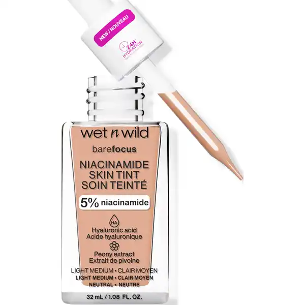bare Focus Niacinamide Skin Tint Light Medium Sand
