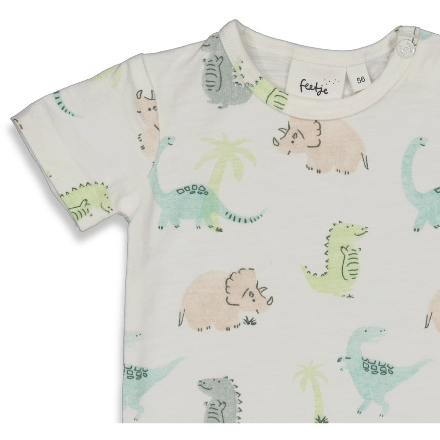 Feetje T-Shirt Cool-A-Saurus Natur