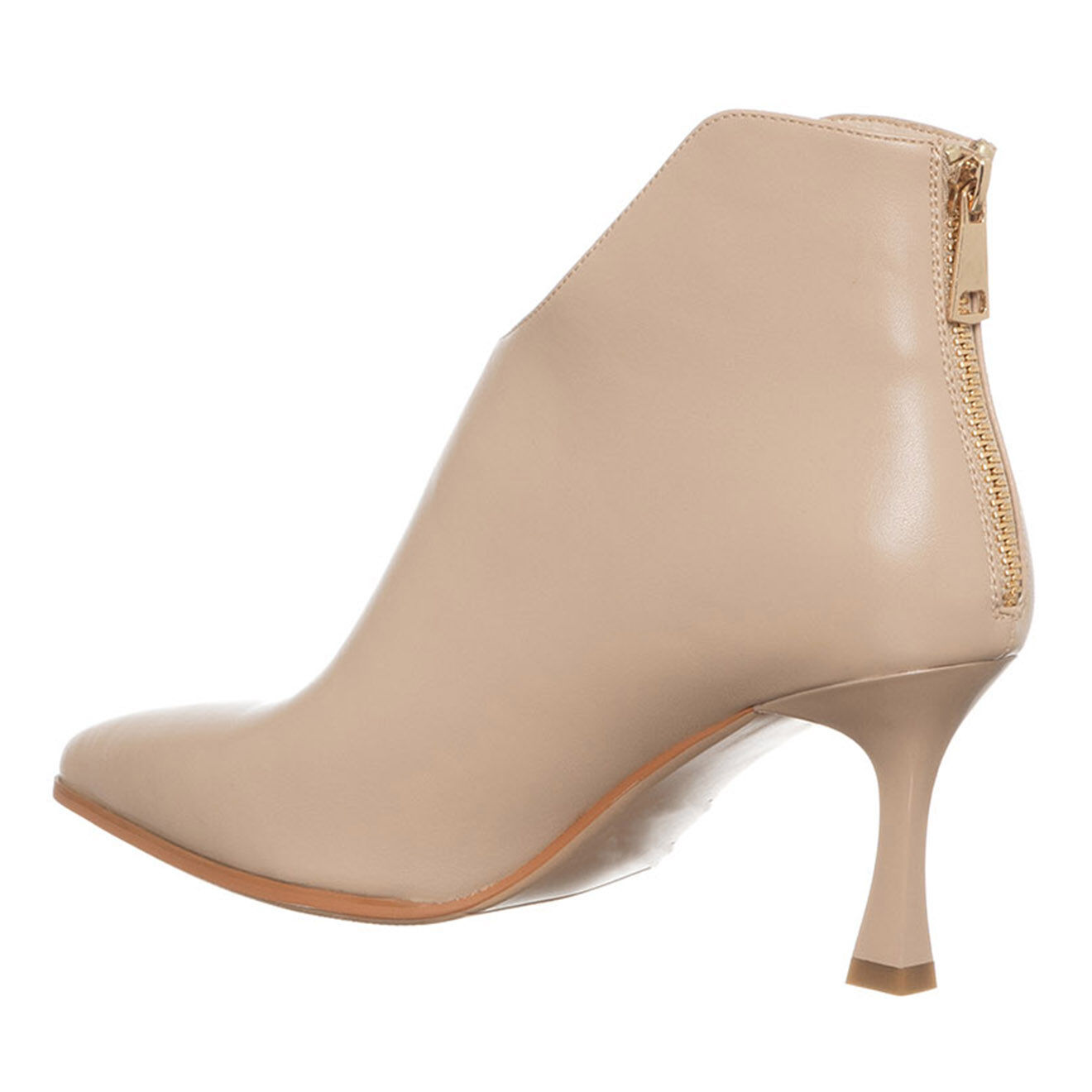 Laura Biagiotti Bottines Genie beiges - Talon 7.5 cm