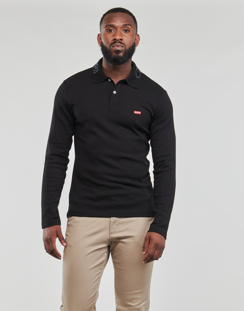Guess - OLIVER LS POLO - Noir