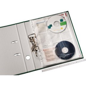 Pochette perforée avec rabat Leitz A4 polypropylène grainé - Boîte de 5
