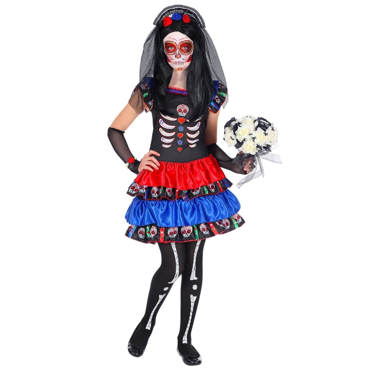 Dia De Los Muertos Kostuum Kind