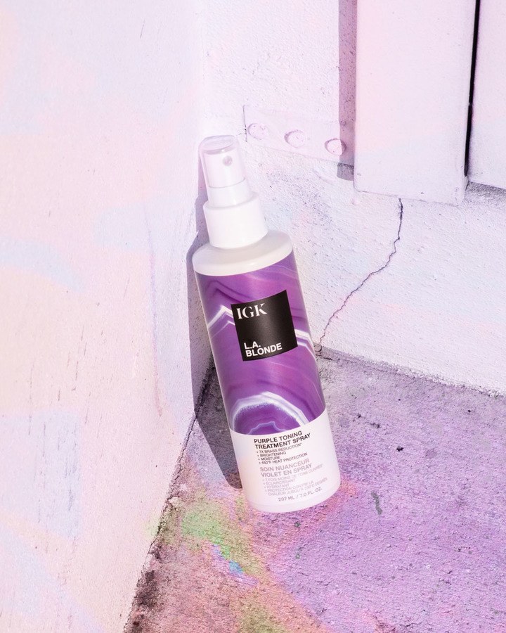 IGK LA Blonde Purple Toning Treatment Spray 207ml