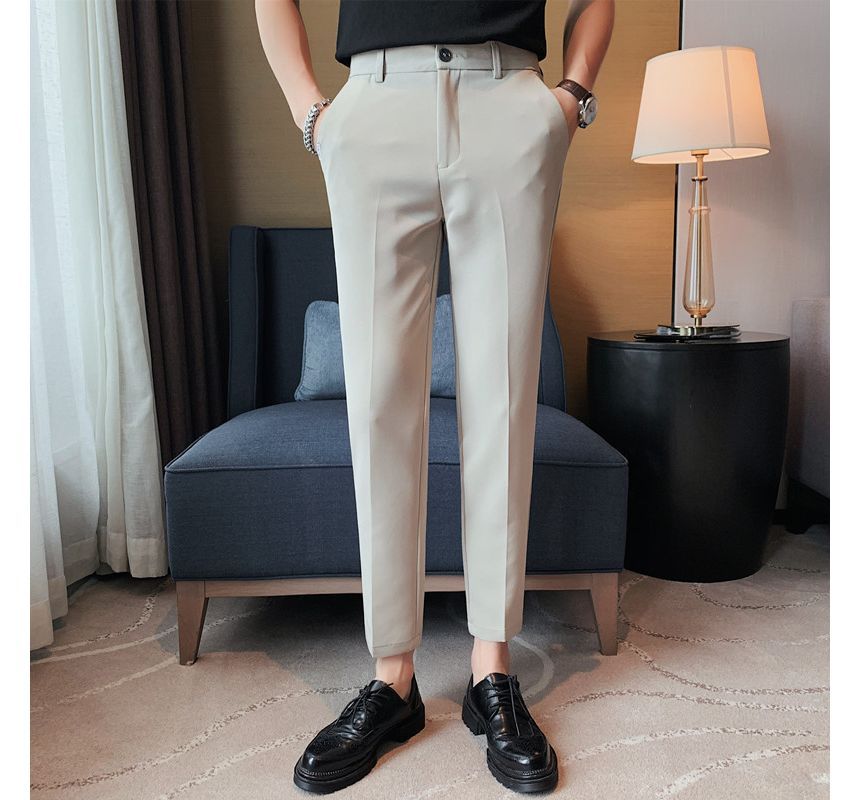 Deepwood - taps toelopende cropped pantalon
