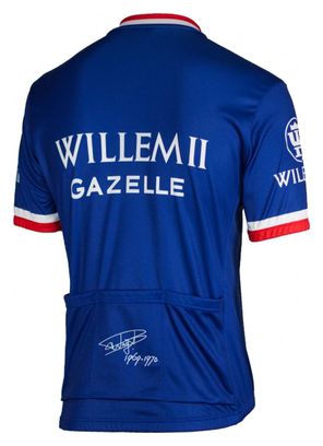 Maillot Manches Courtes Velo Rogelli Willem 2 - Homme - Bleu