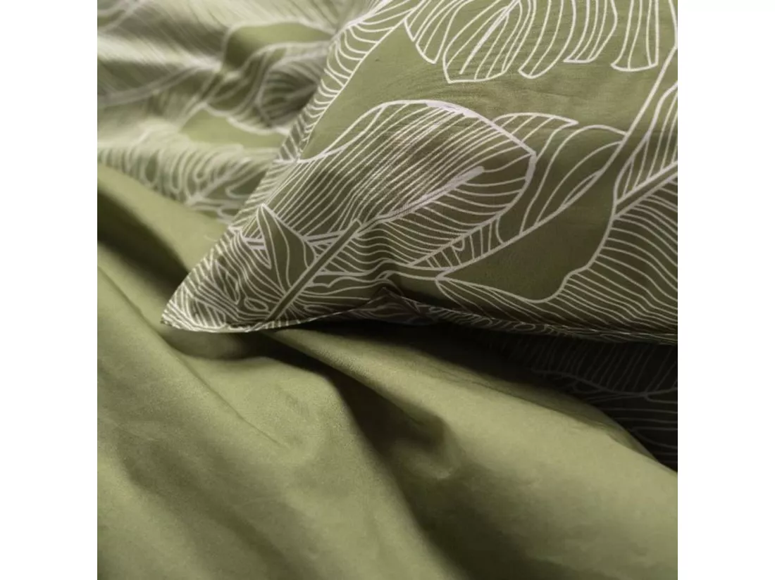 Parure de lit - 240 x 260 cm - coton imprimé floral