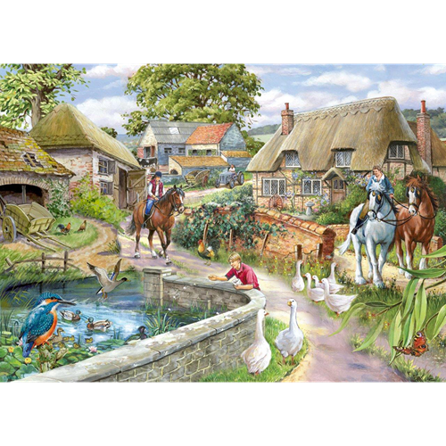 Chemin cavalière 1000pc puzzle
