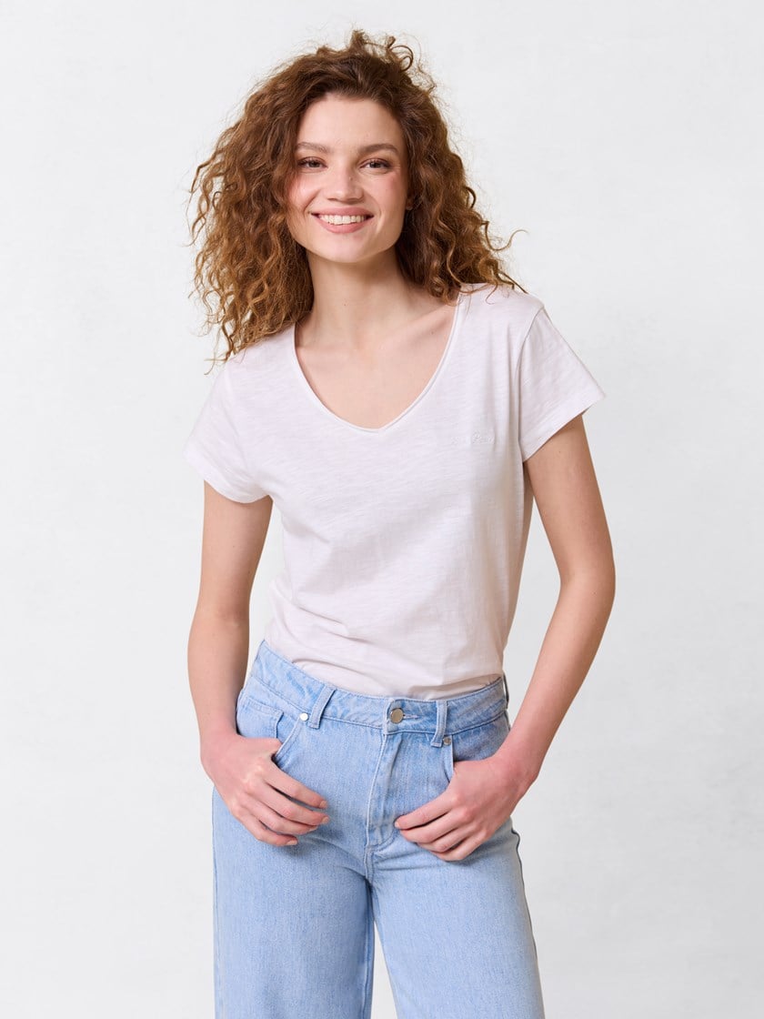 Agnais t-skjorte Bright White