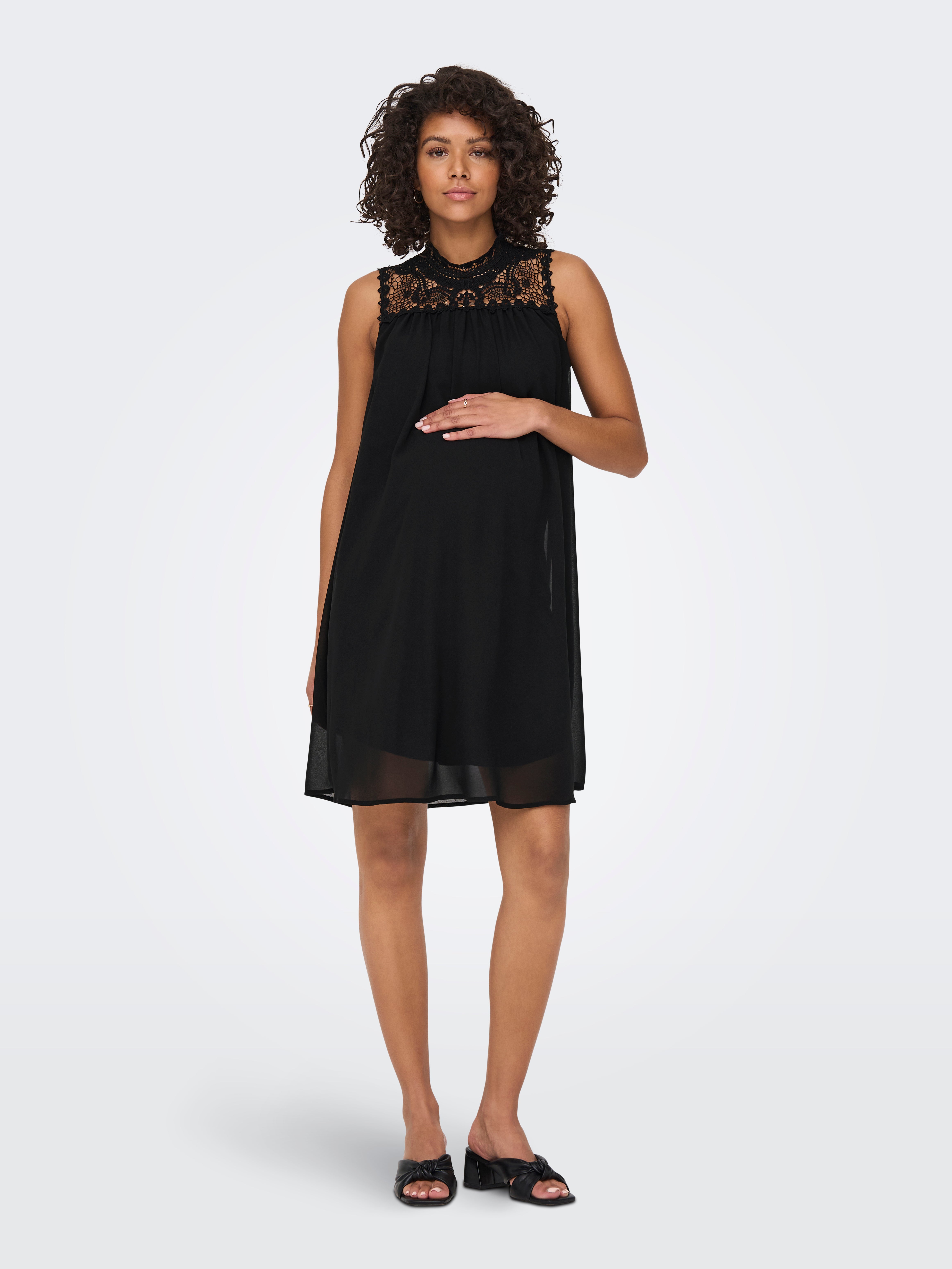 OLMNEW Kurzes Kleid Black