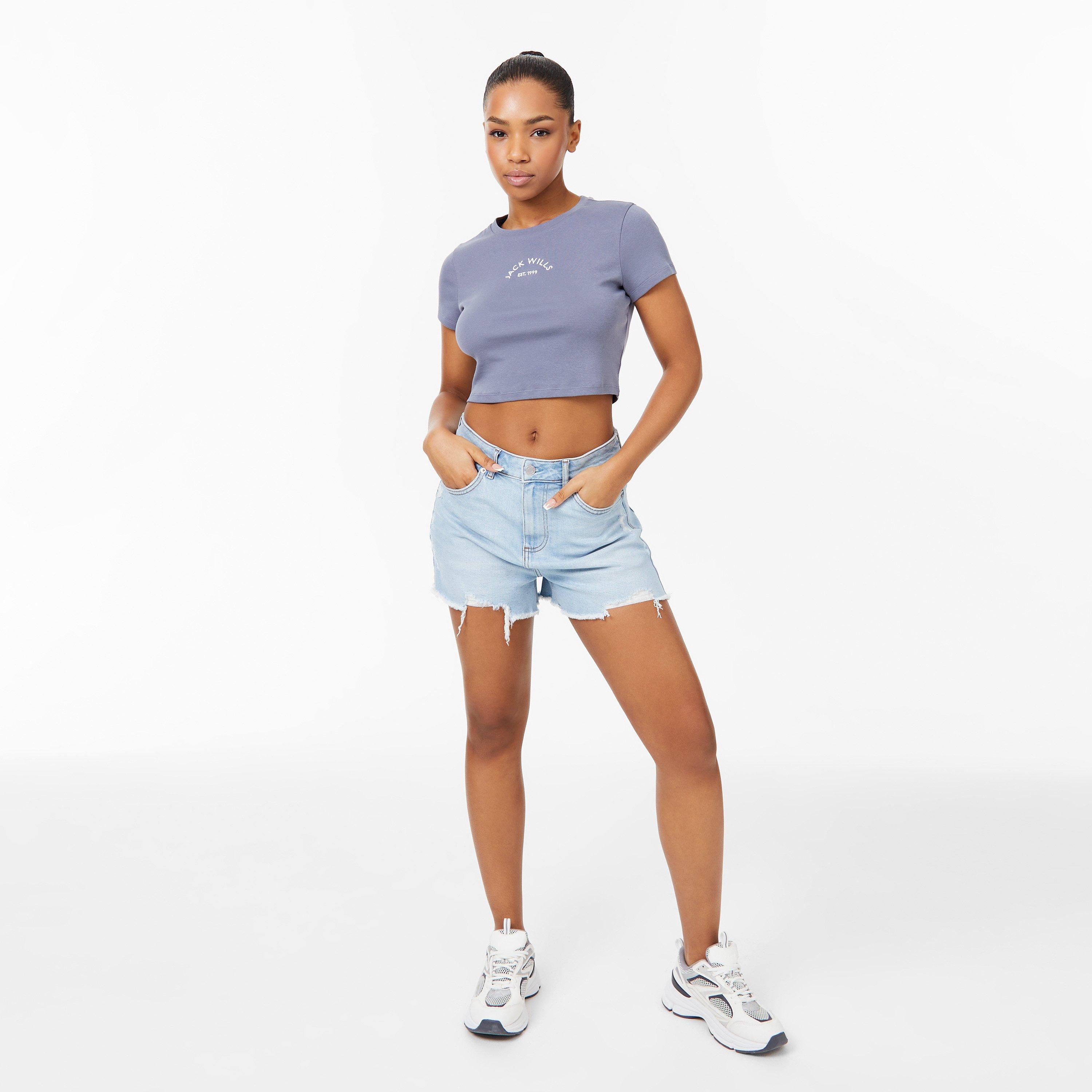 Jack Wills JW Cropped Baby T Shirt