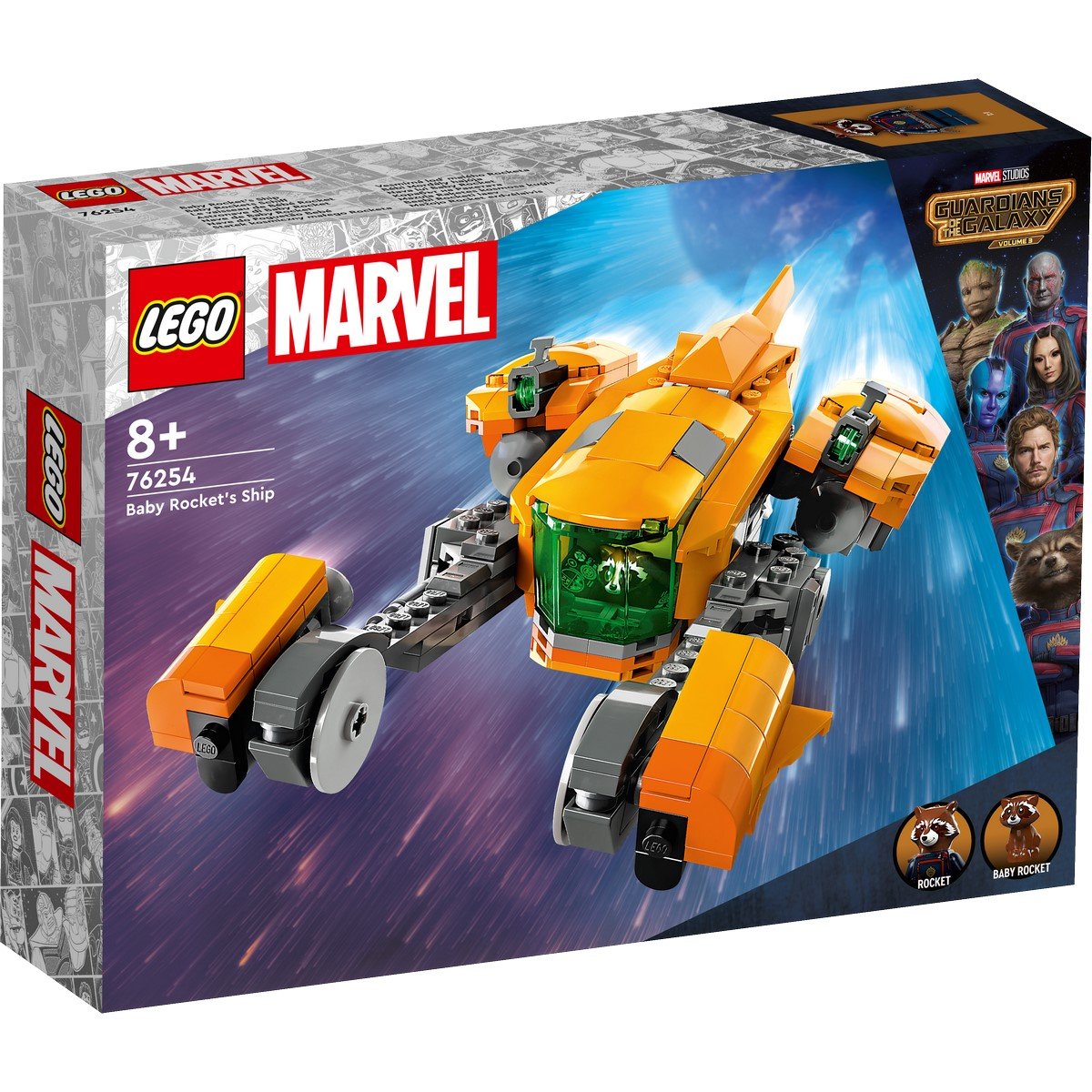 Le vaisseau de Bébé Rocket LEGO Marvel 76254
