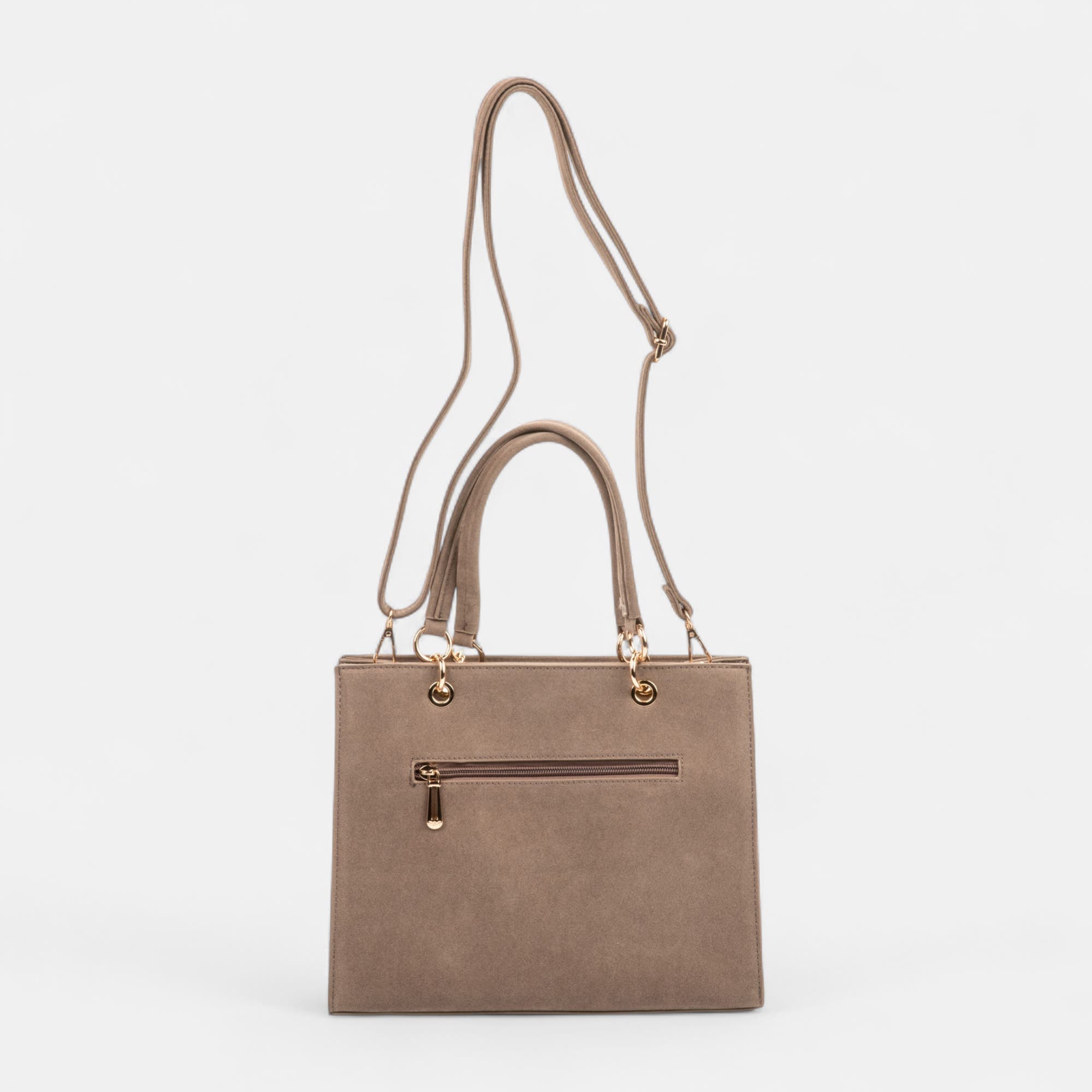 Sac à main taupe