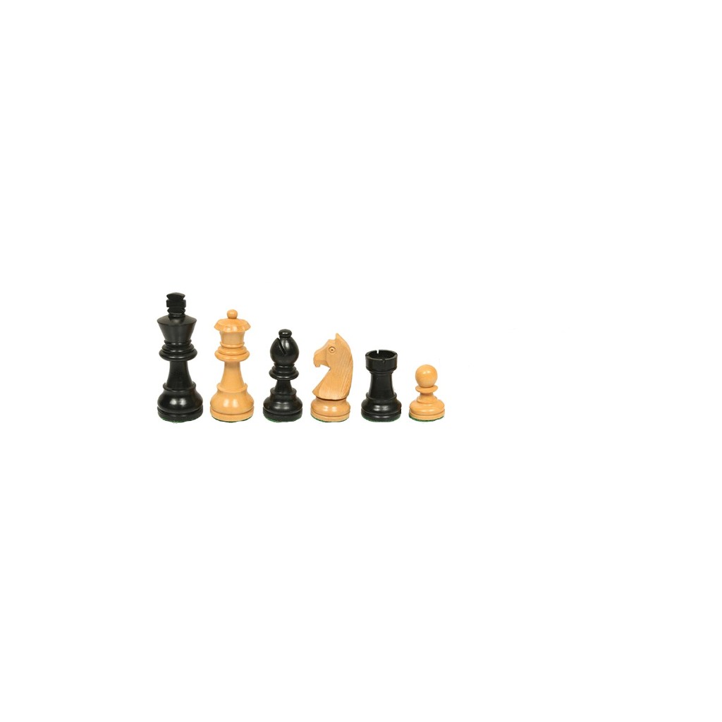 Pièces échecs staunton buis/ébène taille 5