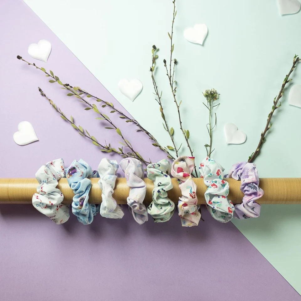 Cerda - Hårtilbehør Scrunchies 5 stk - Disney Princess