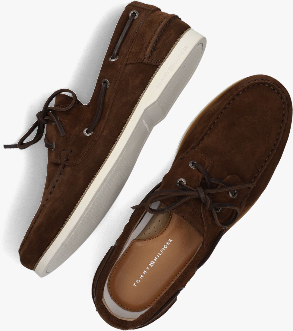 TOMMY HILFIGER bruine tommy hilfiger mocassins th boat shoe core