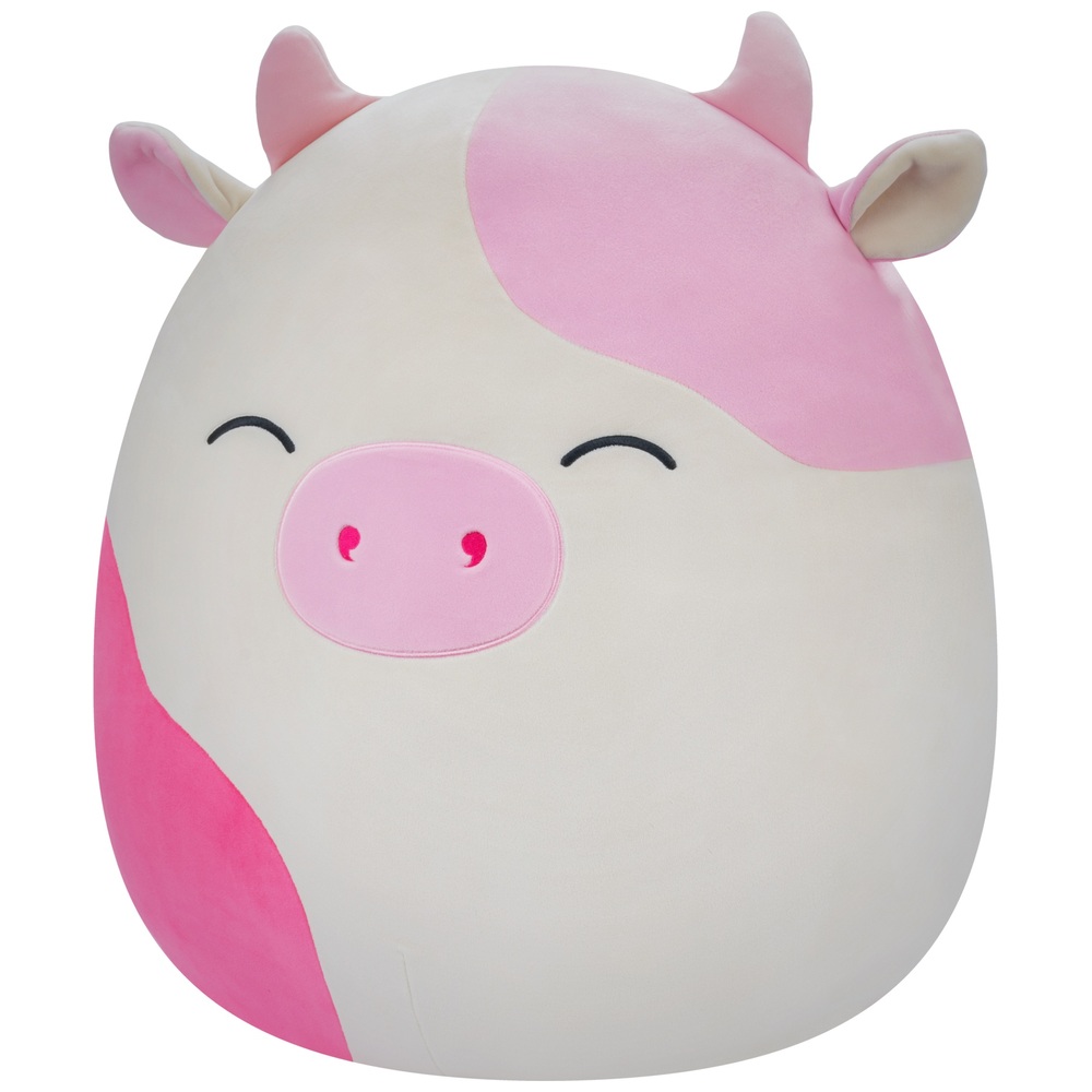 Original Squishmallows 40cm Caedyn die rosa Kuh Plüschtier