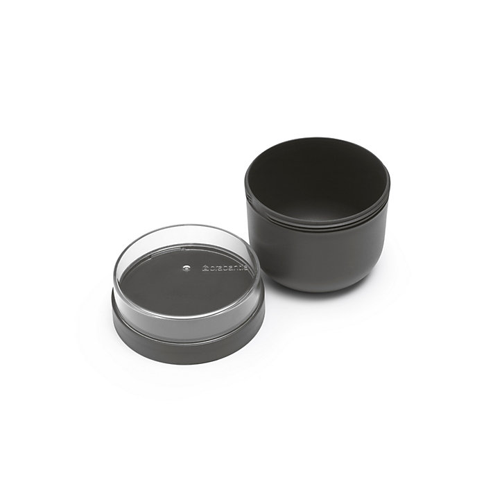 Pot à encas rond Brabantia Make & Take gris foncé
