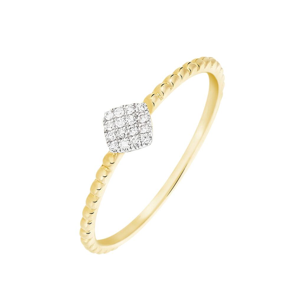 Bague Hanadi Or Jaune Diamant