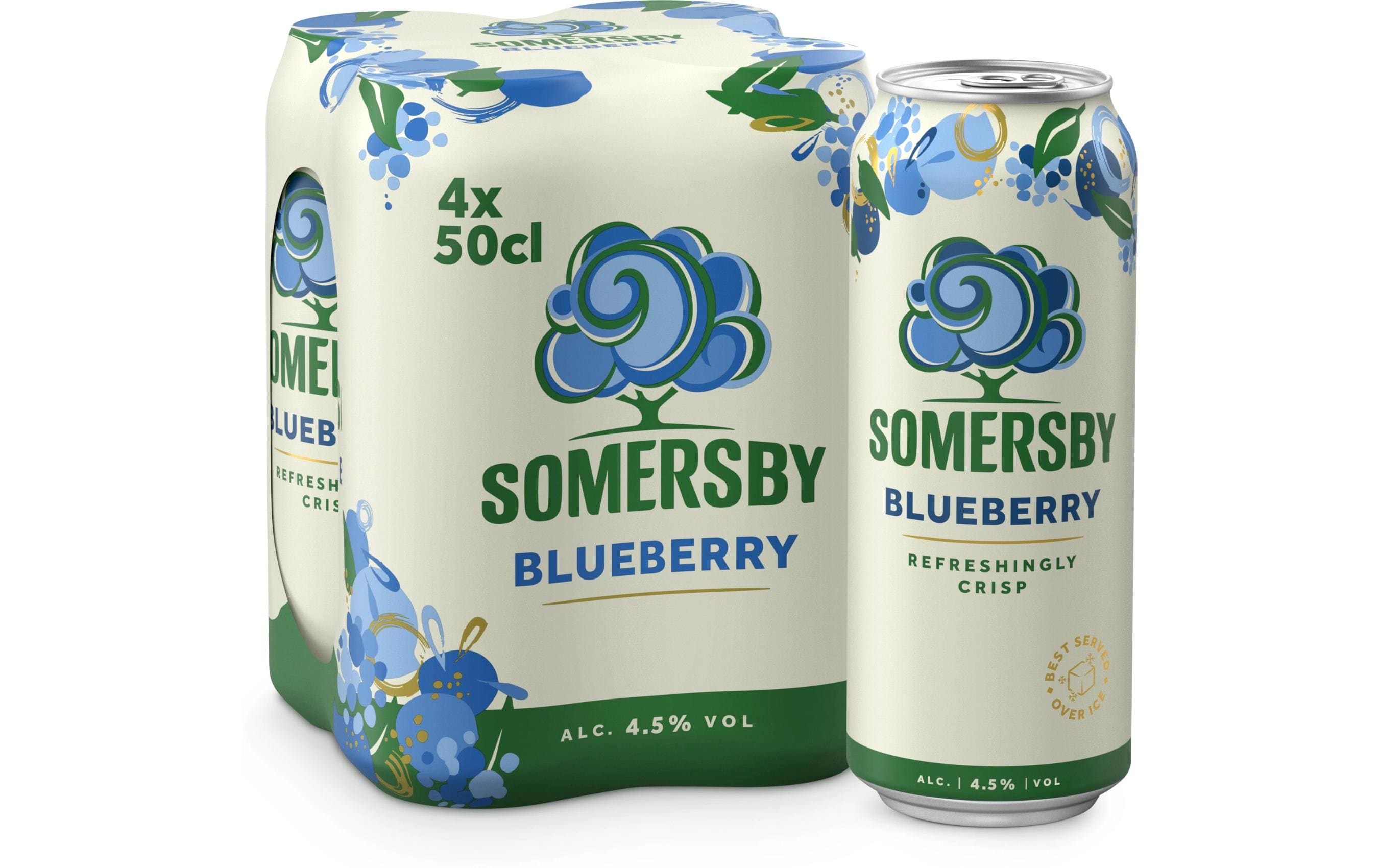 Cider Blueberry 4 x 0.5 lBiermischgetränk mit Heidelbeergeschmack