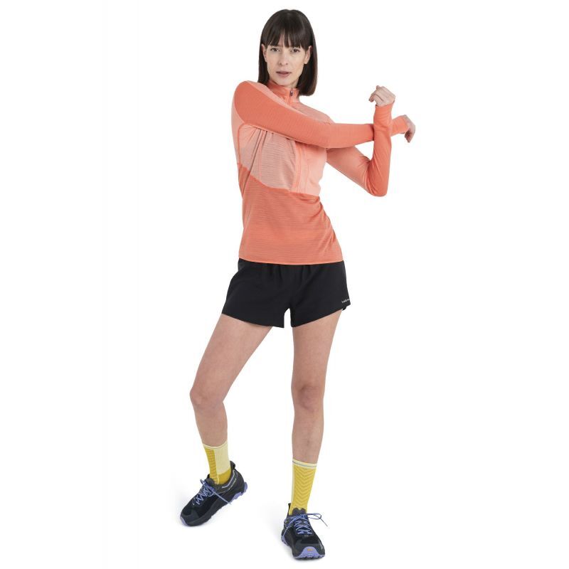 Merino 200 RealFleece Descender LS Half Zip - Polaire en laine mérinos femme