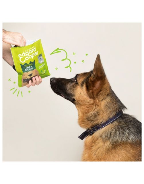 Edgard&Cooper Lamb & Beef Jerky - Hondensnacks - Lam Rund Fruit 150 g