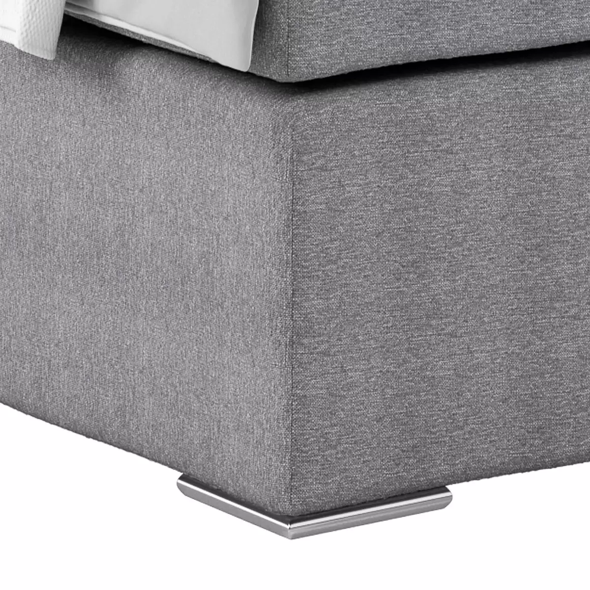 Boxspringbett Nero 140 x 200 Hellgrau