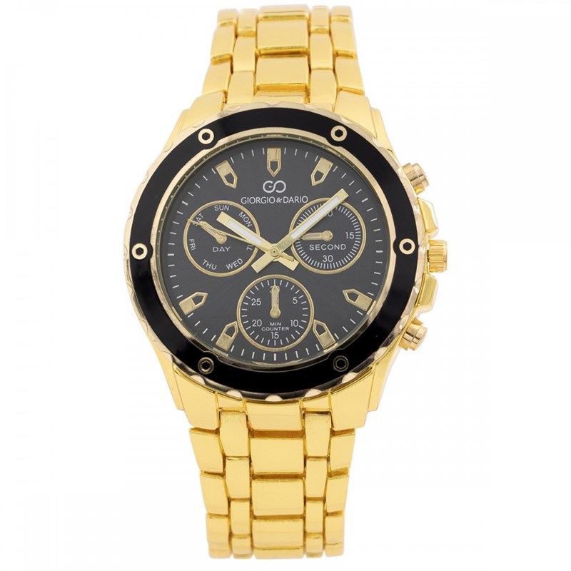 Montre Homme GIORGIO bracelet Acier Doré