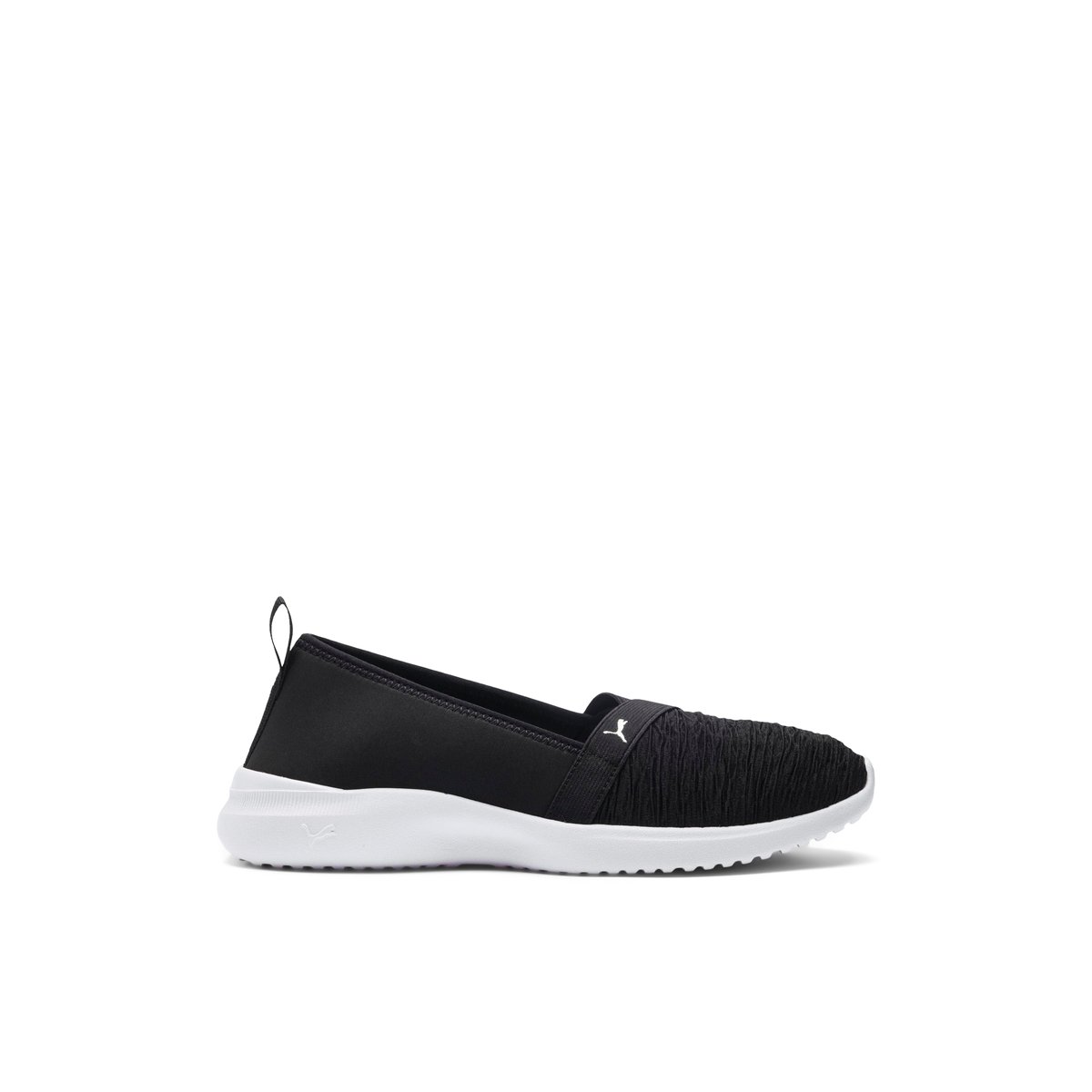PUMA-Adelina-Baskets - Talon plat - Noir