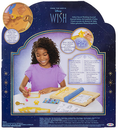 Disney Wish Spielset - Asha's Wish Diary m. Licht/Sound & Zubehö