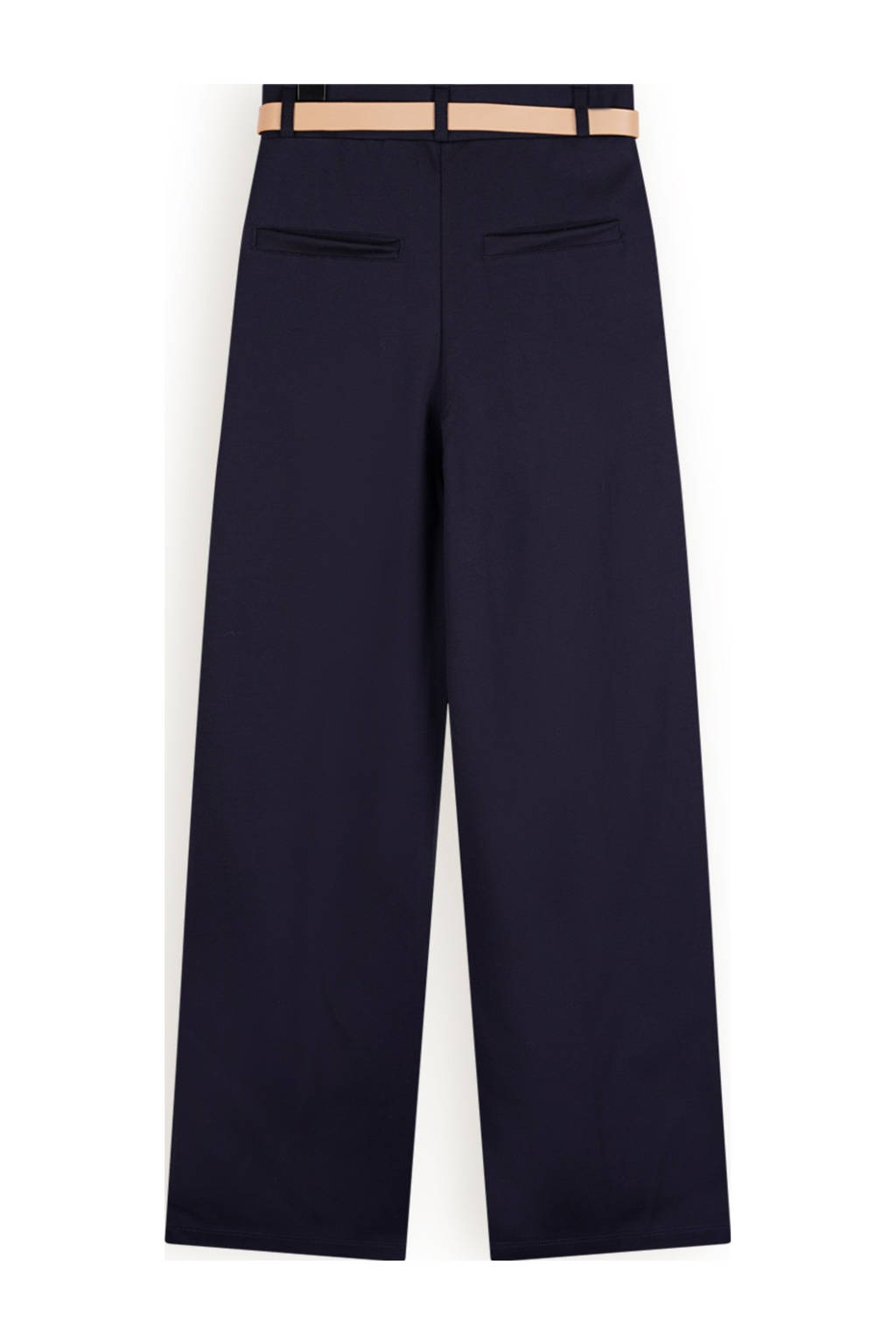 NoBell’ wide leg broek Salet marineblauw