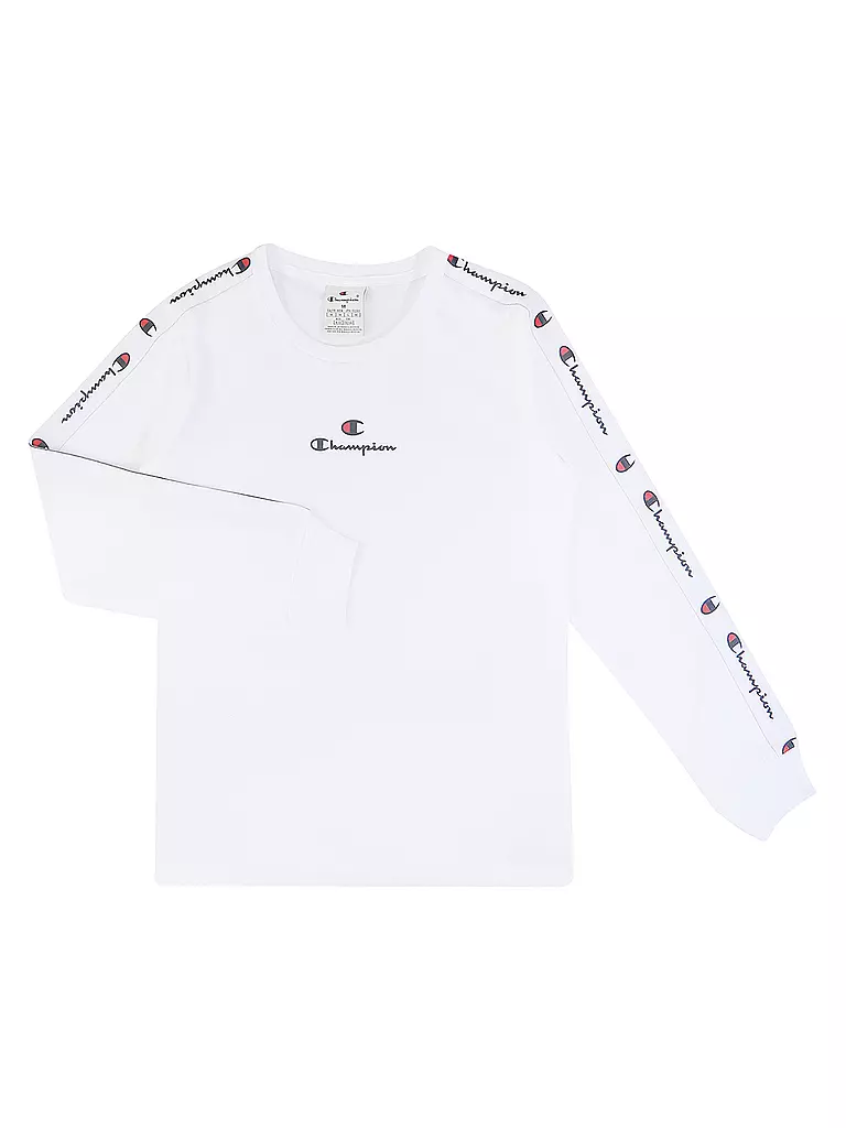 CHAMPION Jungen Langarmshirt  weiss