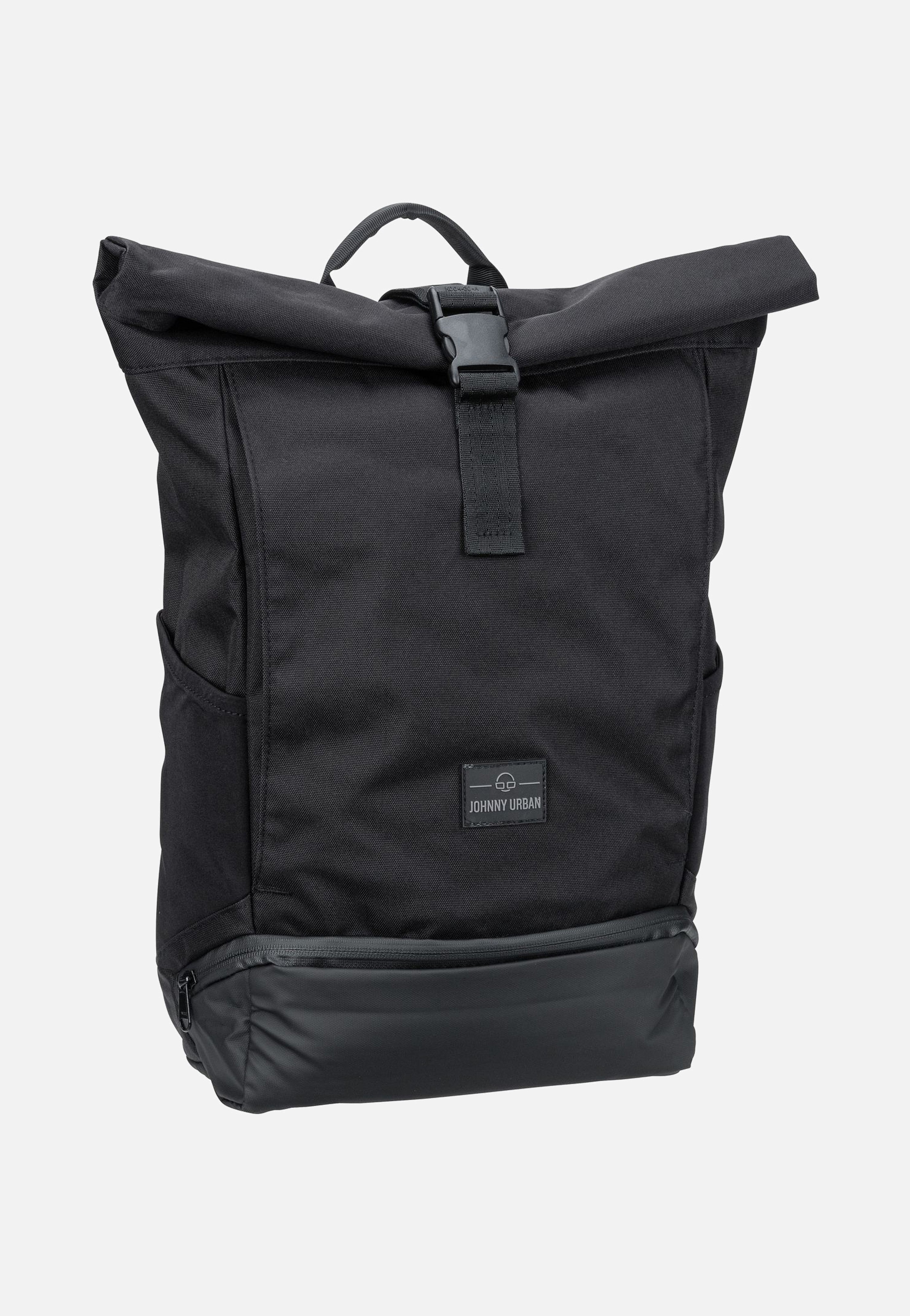 Allen Medium Schwarz - Rolltop Rucksack