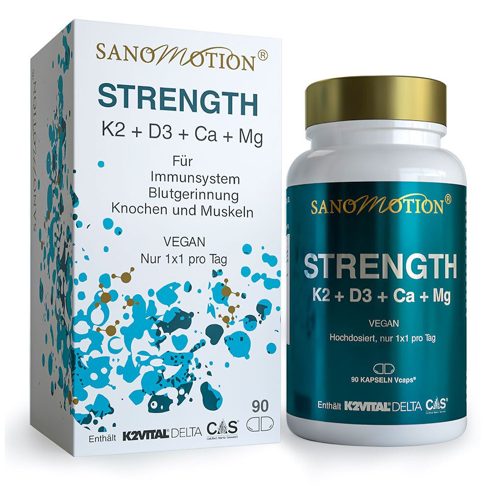 SANOMOTION® STRENGTH K2+D3+Ca+Mg
