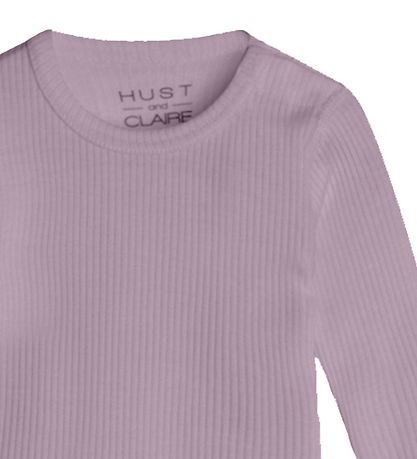 Hust and Claire Body l/ä - Berry - Rib - Wolle - Dusty Rose