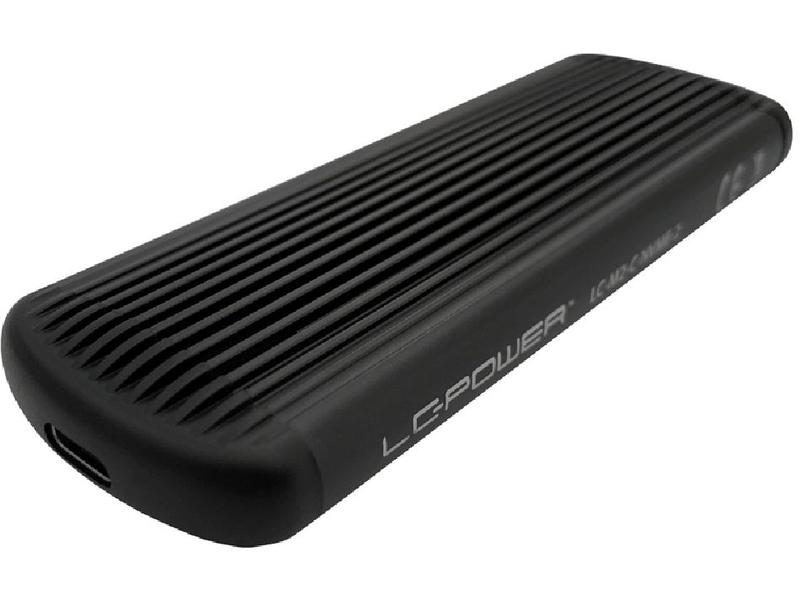 LC-Power Externes Gehäuse LC-M2-C-NVME-2 M.2 Externes Typ C-Gehäuse für M.2-SSDs