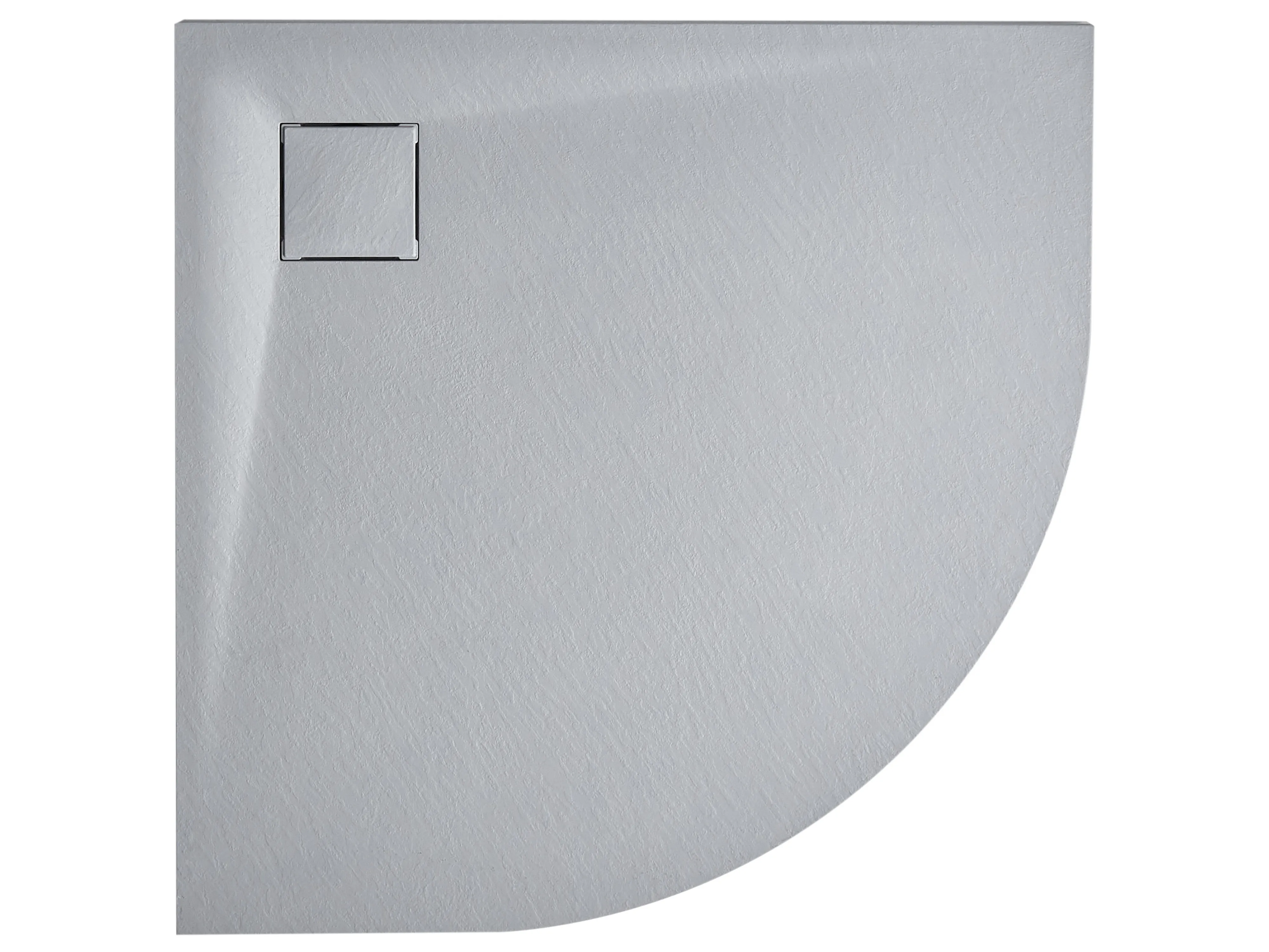 Douchebak PARON 80 x 80 x 3 cm Grijs
