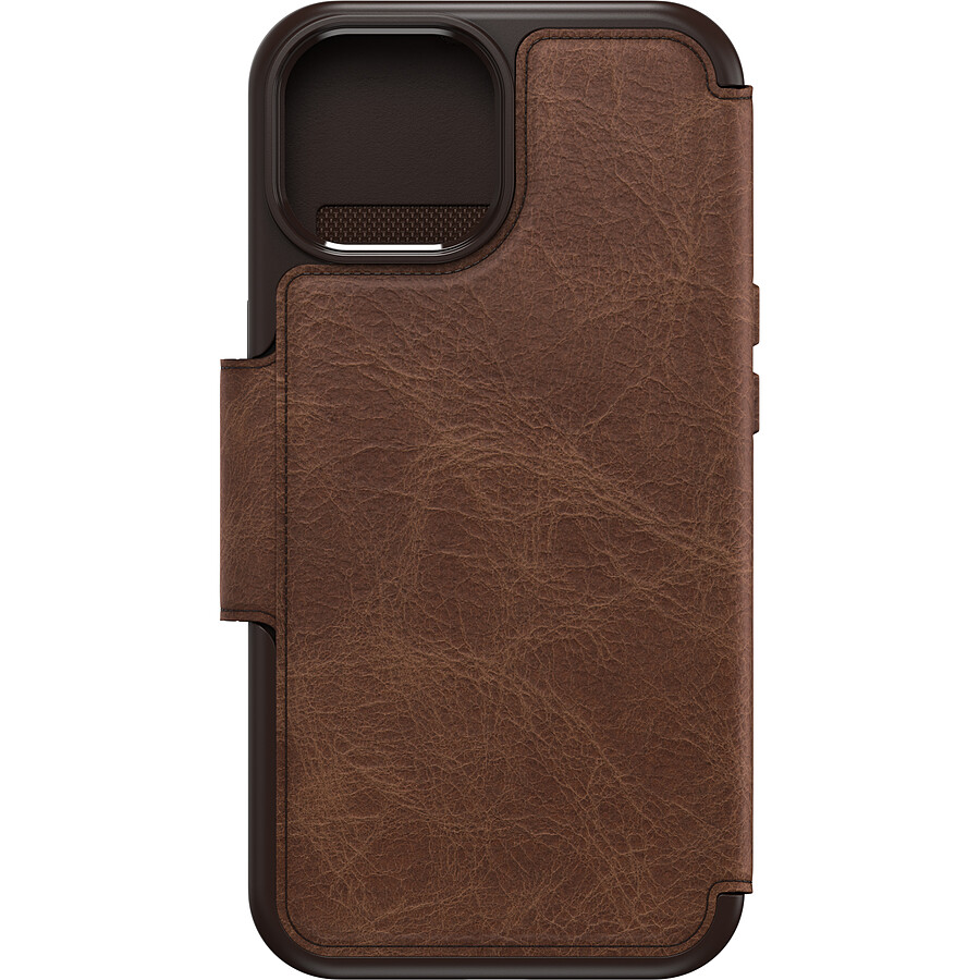 Otterbox Coque Strada Series Folio MagSafe Marron - iPhone 15