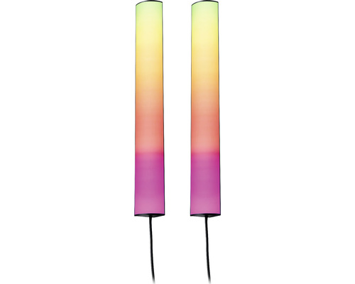 EntertainLED Lightbar Dynamisch 2-pack 2x24 lm H 30,5 cm RGB kleurverandering met geheugenfunctie + afstandsbediening