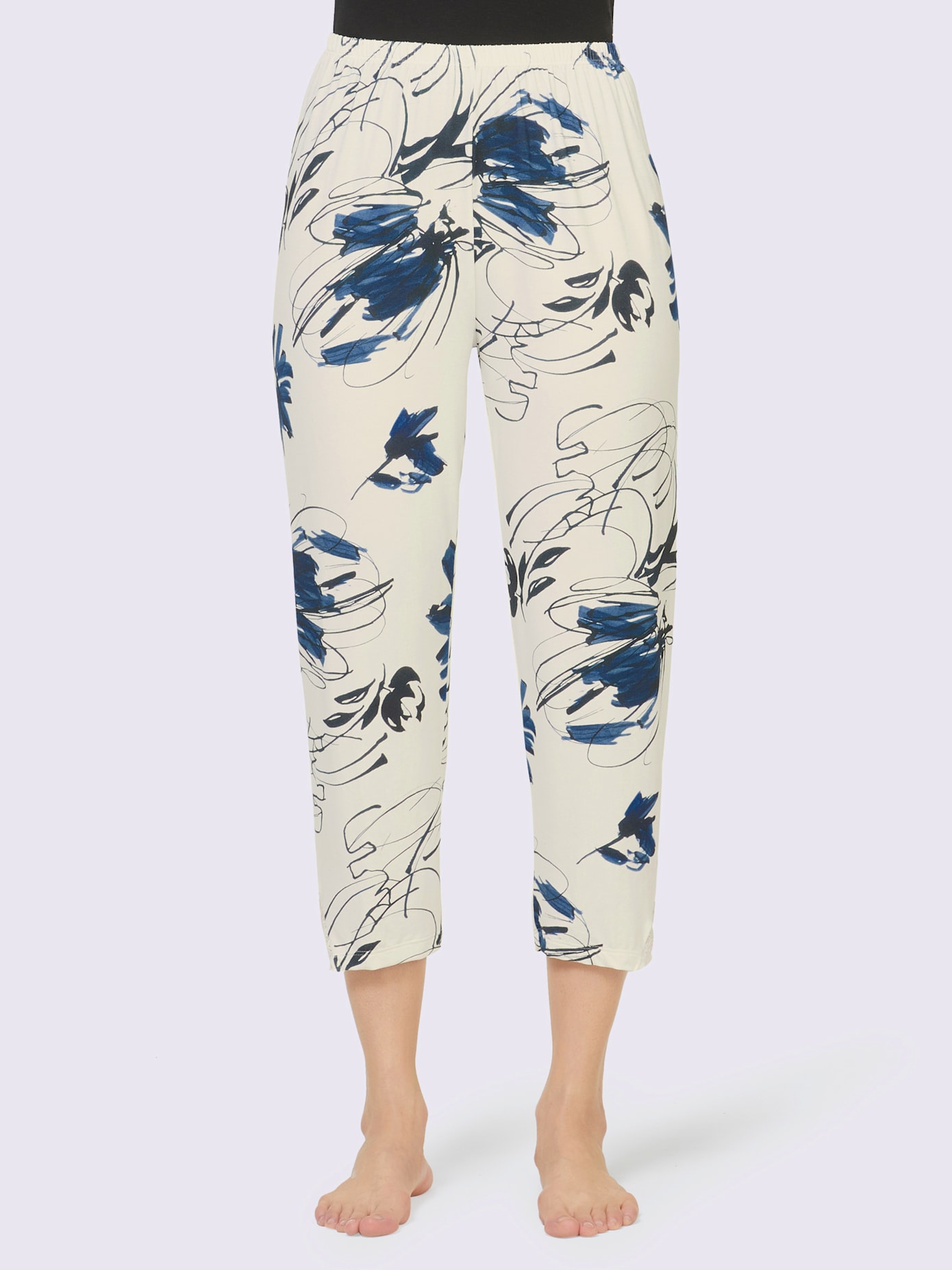 Pyjama-pantalon jersey fin