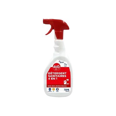 Desty - Détergeant 4 en 1 - vaporisateur 750 ml - notes florales