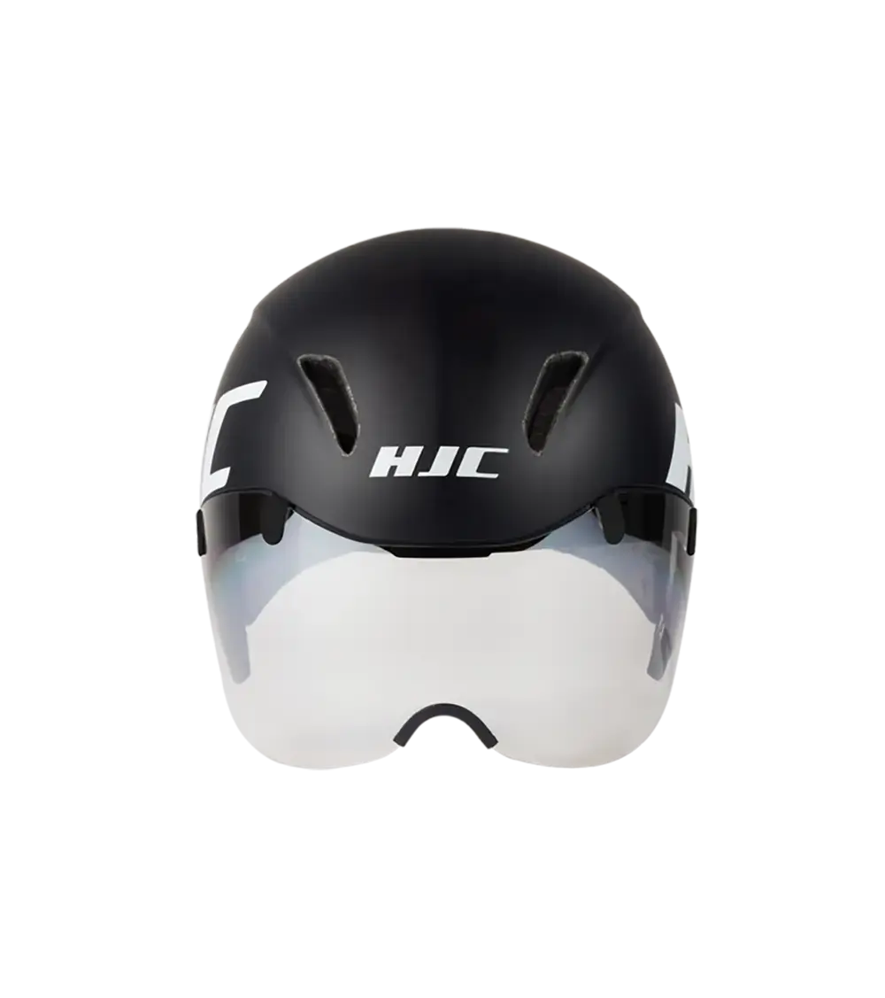 HJC TT Adwatt Triathlon Aero Fietshelm Zwart