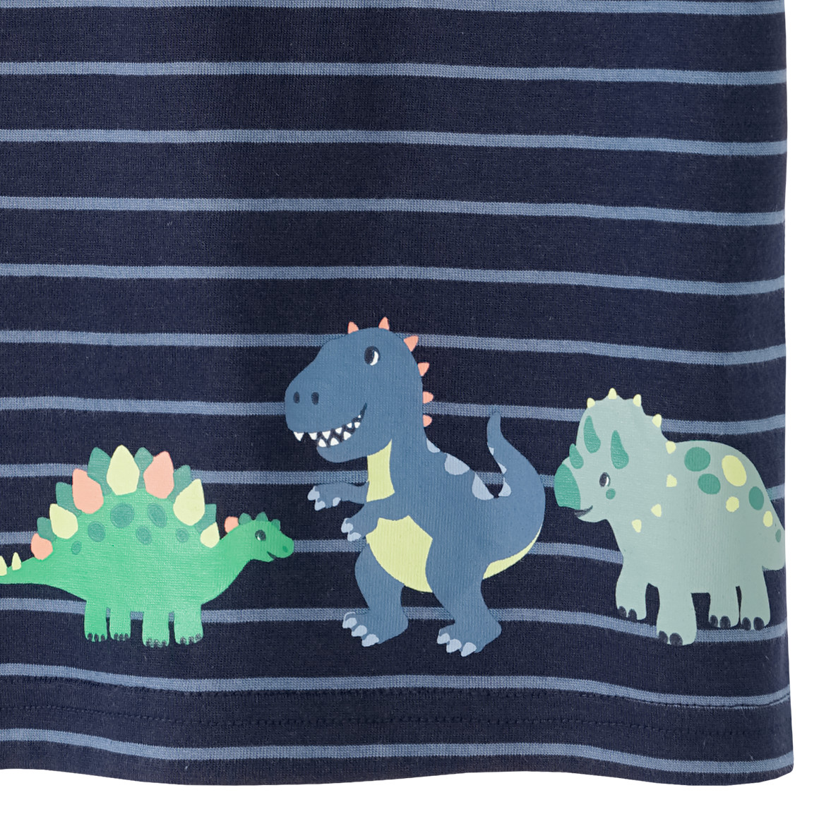 Topomini Baby T-Shirt mit Dino-Motiven dunkelblau