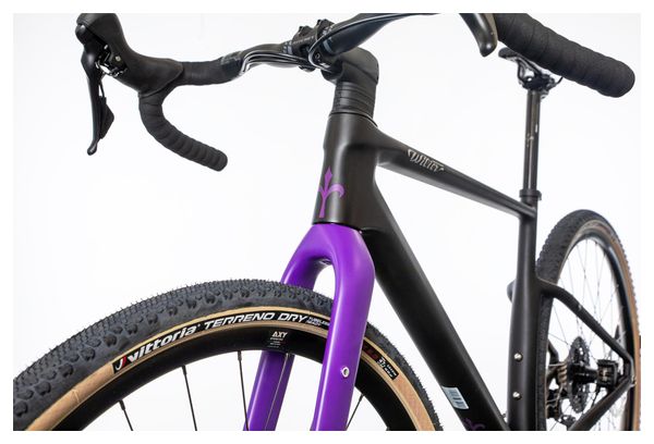 Gravel Bike Wilier Triestina Adlar Shimano GRX 11V 700 mm Noir Violet 2024