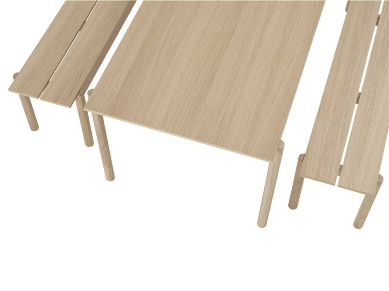 Muuto Linear wood bank 170x34