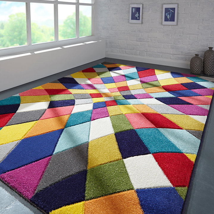 Modern vloerkleed - Spectro Rhumba Multicolor | Kleur