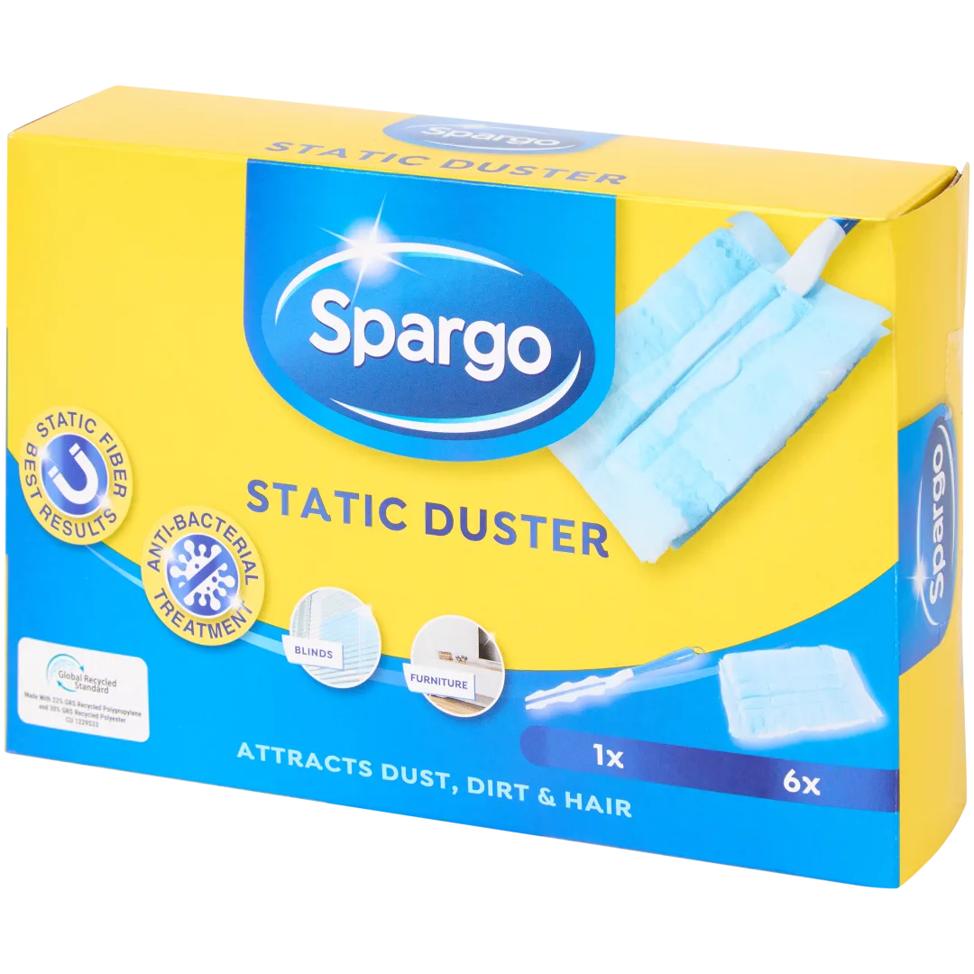 Spargo houder voor statische stofdoek Incl. 6 doekjes