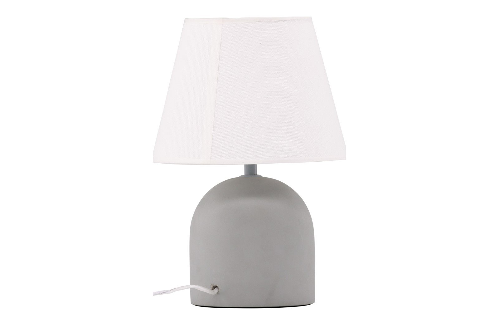 Styrso bordlampe Betong fot med lampeskjerm i lin