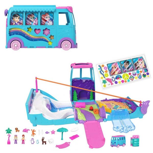 Polly Pocket Jogo de Bonecas de Aventura Animal